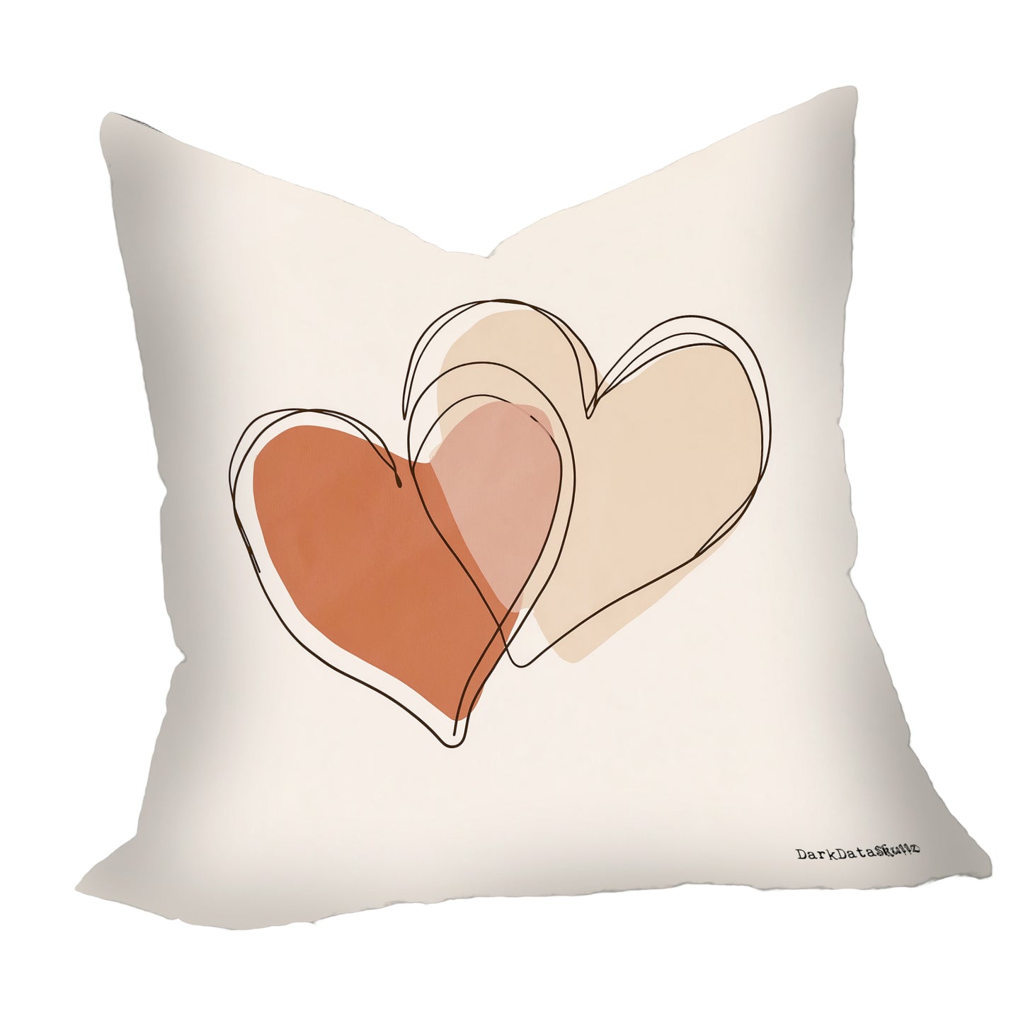 Two overlapping hearts Luxury Scatter by Wikus Schalkwyk