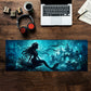 Underwater Castle Desk Pad