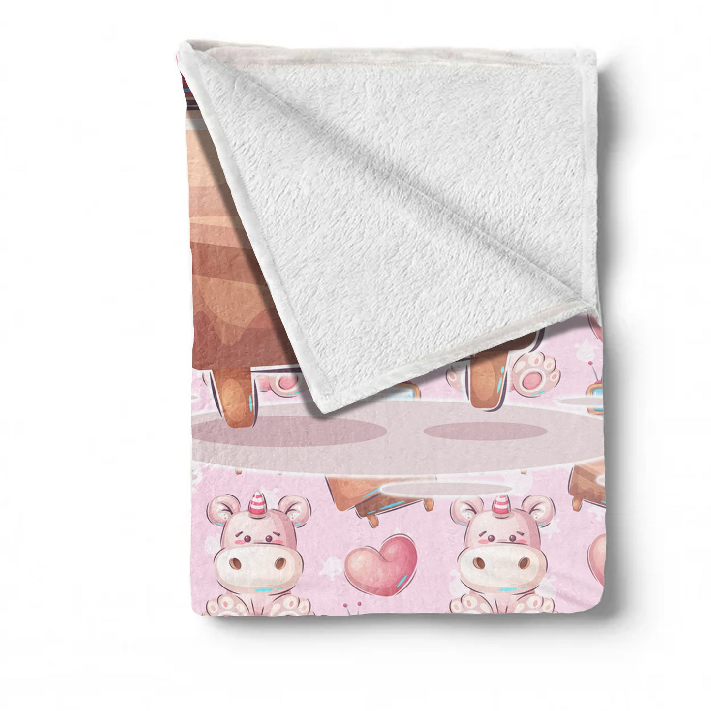Unicorn Fun-Time Baby Fleece Blanket