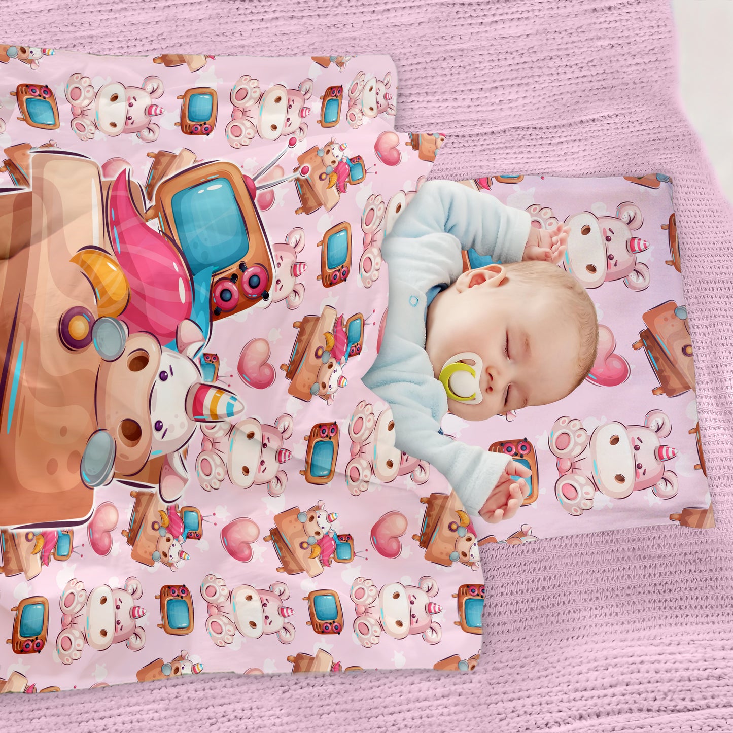 Unicorn Fun-Time Cot Set