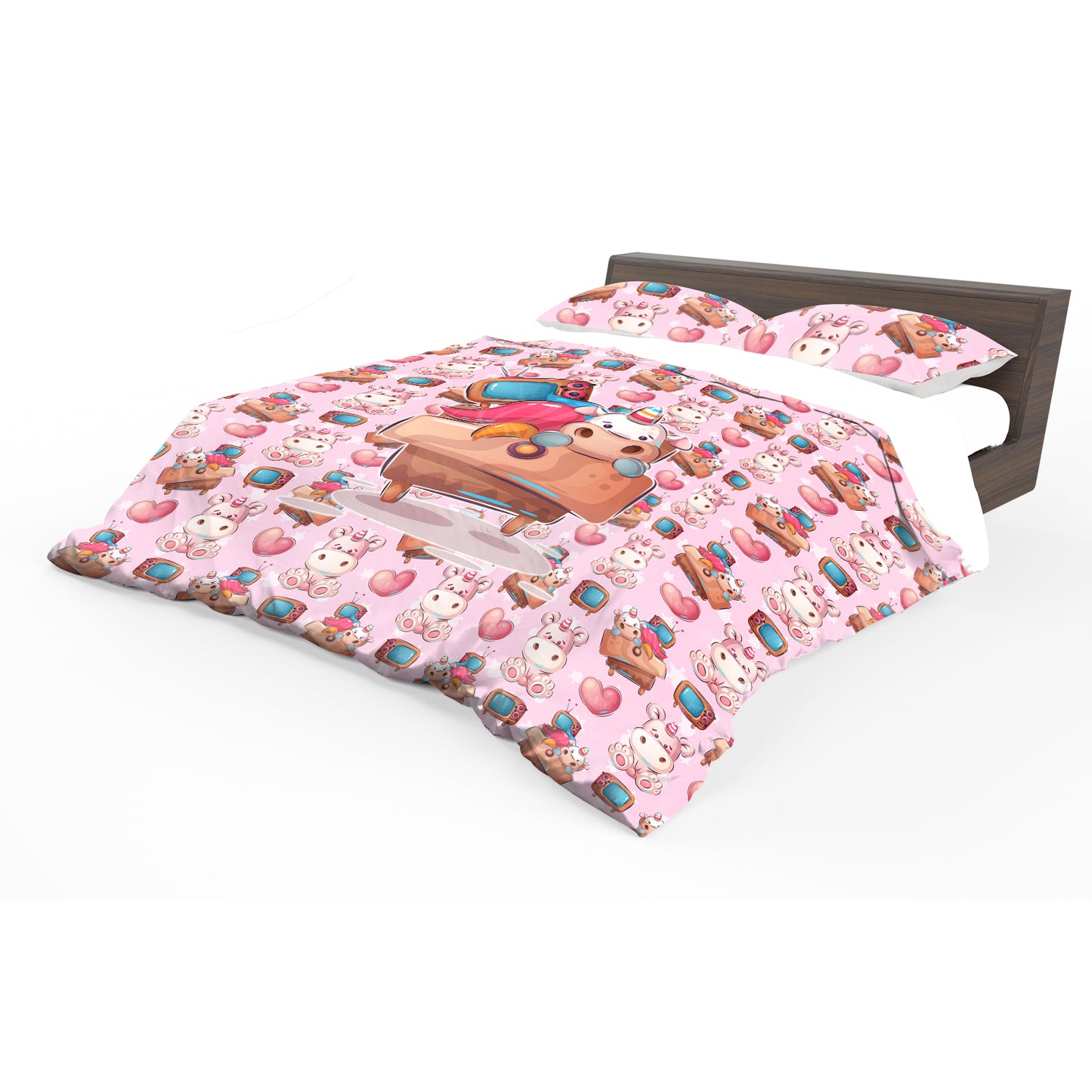 Unicorn Fun-Time Kids Duvet Cover Set