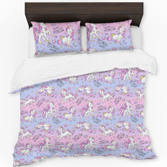 Unicorn Princess Duvet Kids Cover Set