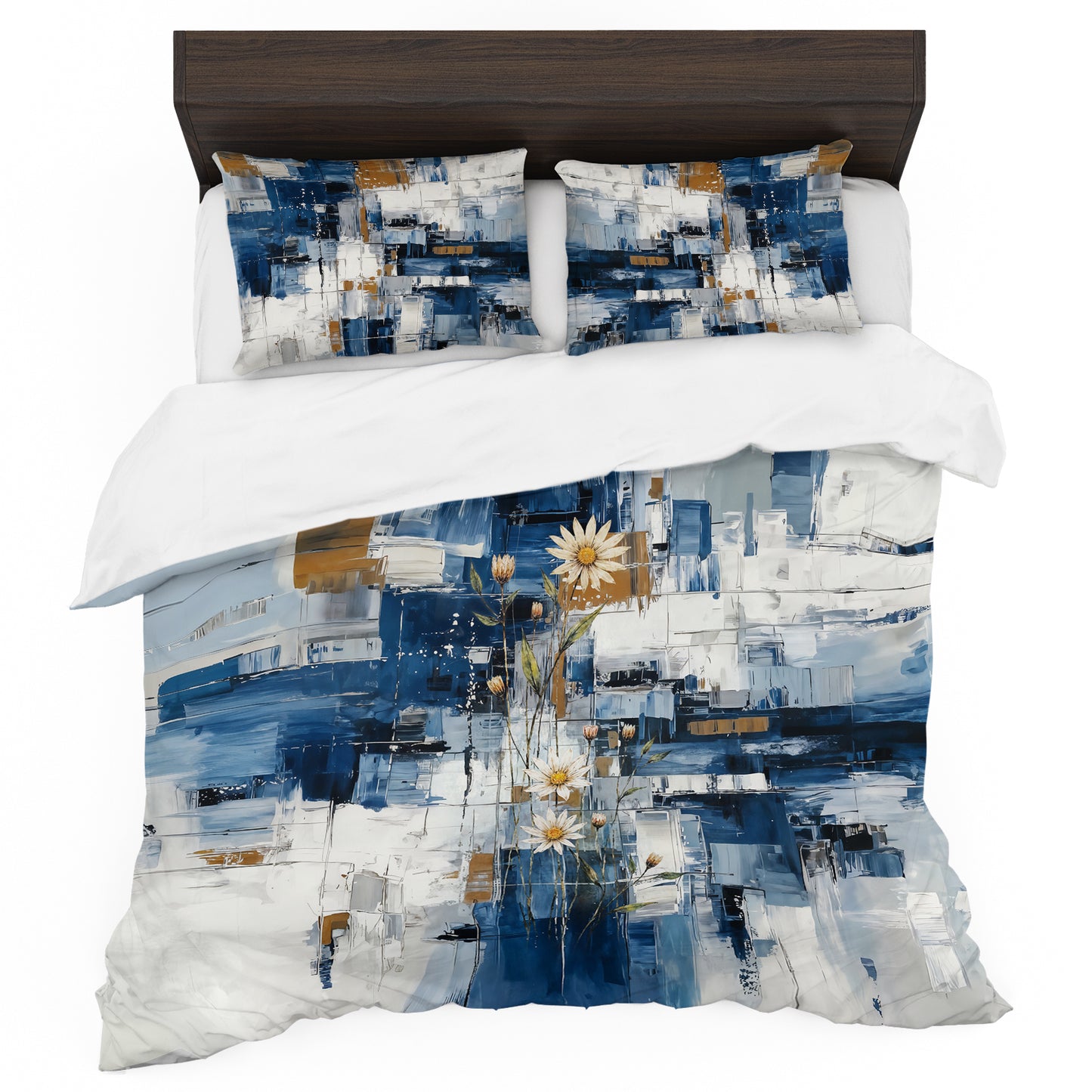 Urban Daisies Duvet Cover Set