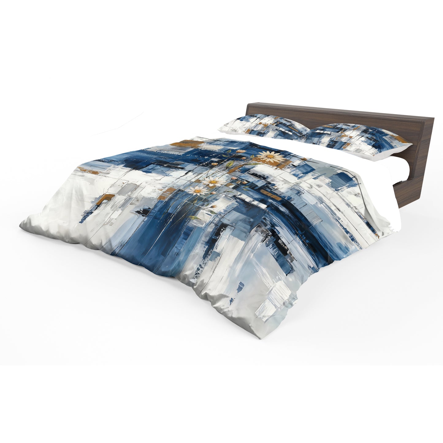 Urban Daisies Duvet Cover Set