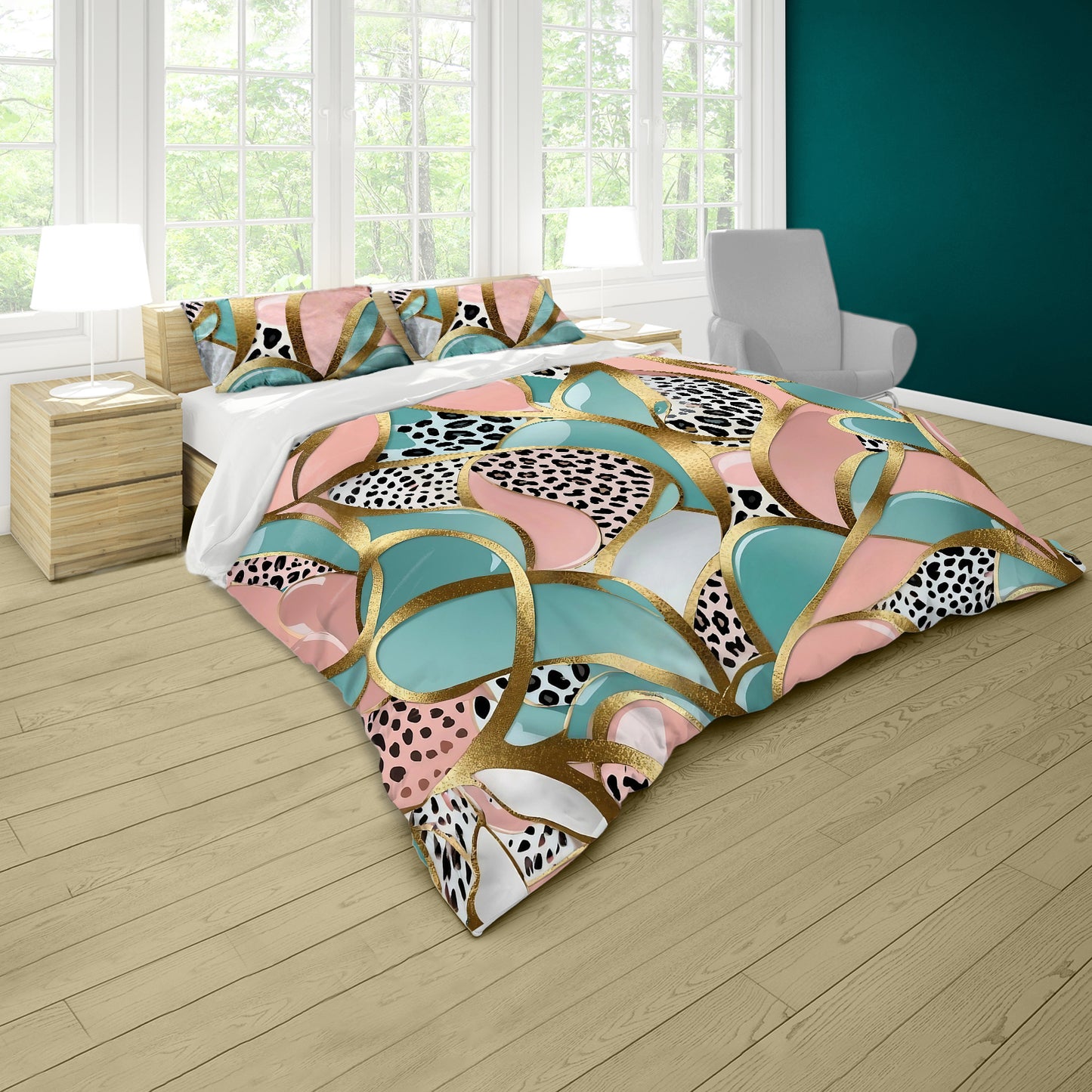 Veiled Spectrum Duvet Cover Set