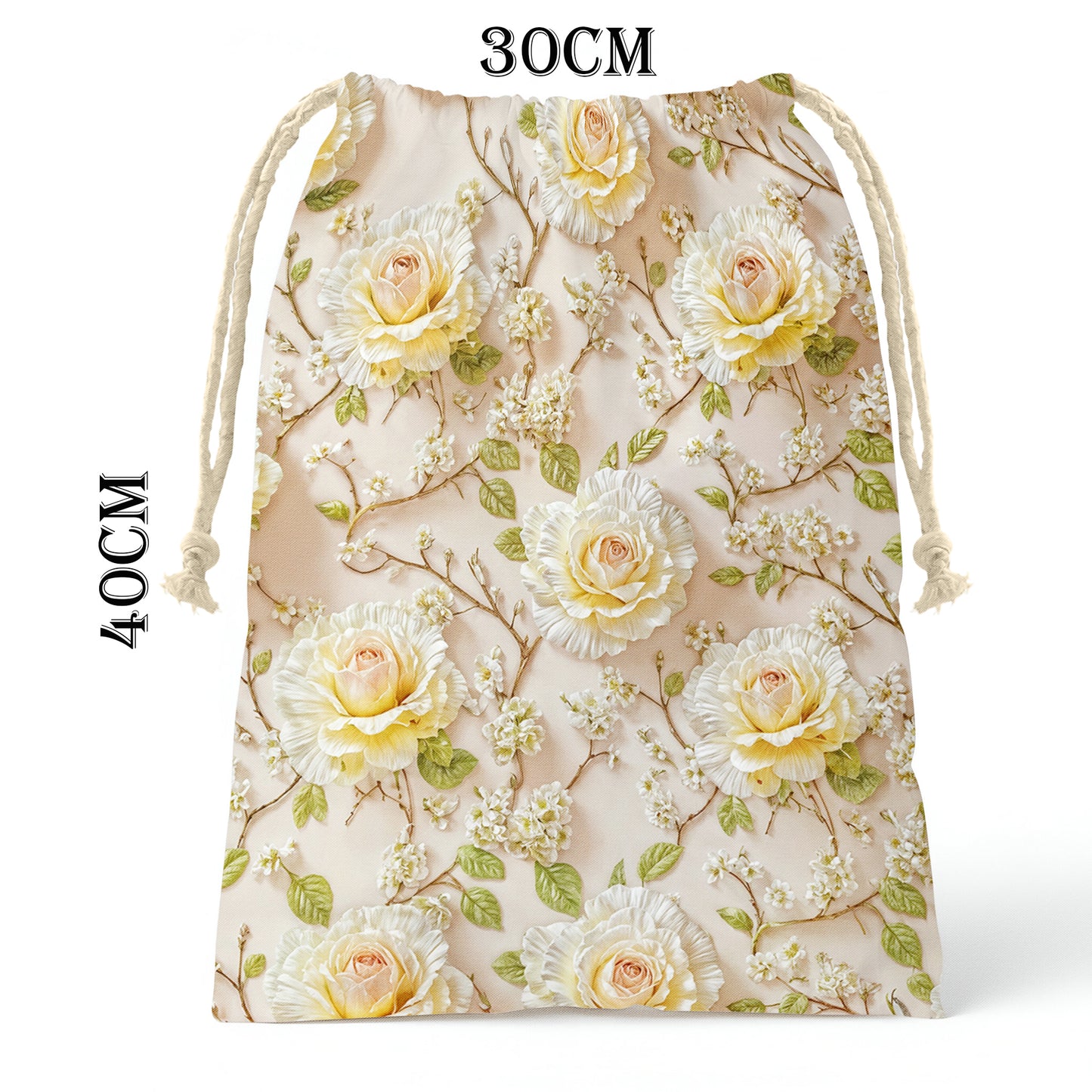 Veil of White Rose Gift Bag (Set of 2)