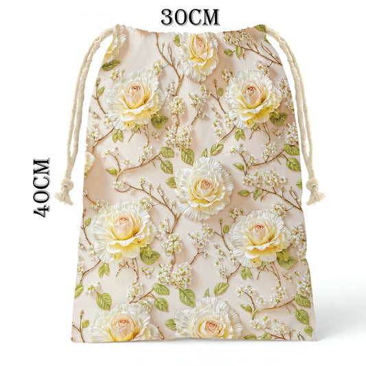 Veil of White Rose Gift Bag (Set of 2)