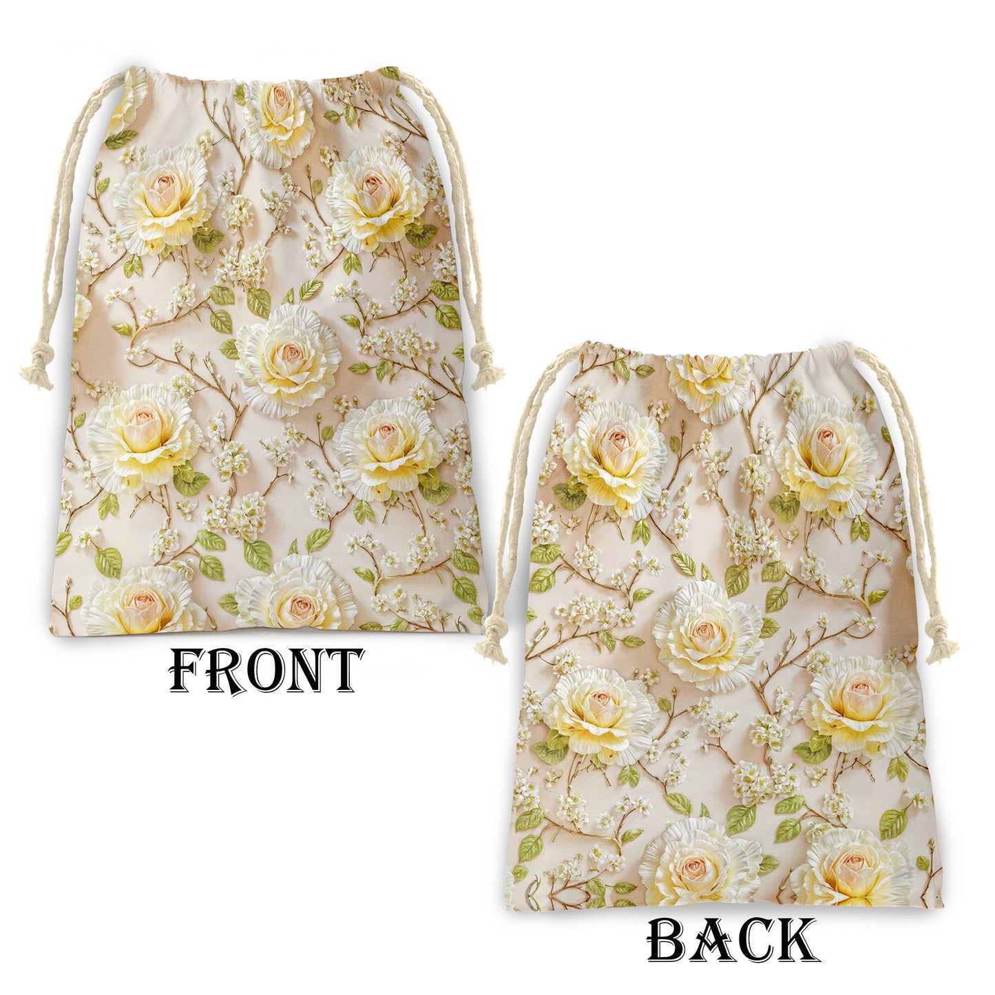 Veil of White Rose Gift Bag (Set of 3)