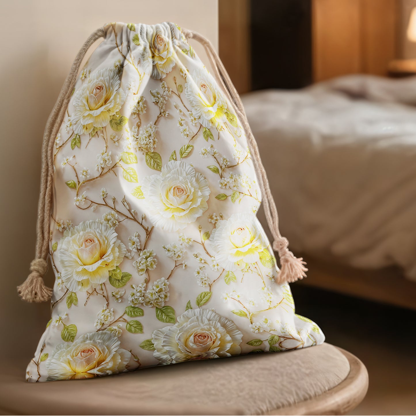 Veil of White Rose Gift Sack
