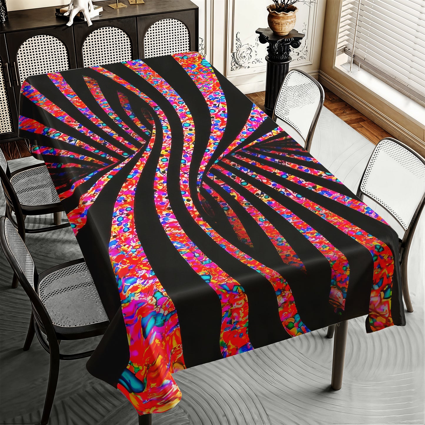 Veins of Magic Rectangle Tablecloth