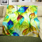 Veins of the Forest Light Weight Fleece Blanket