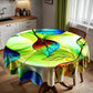 Veins of the Forest Round Tablecloth