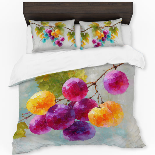 Vibrant Grapevine Duvet Cover Set by Wikus Schalkwyk
