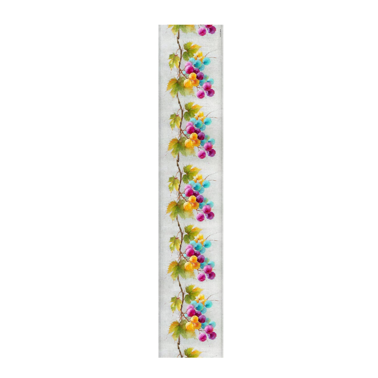 Watercolor Grapevine Table Runner by Wikus Schalkwyk