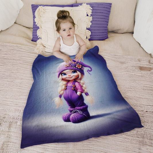 Victoria Toddler Fleece Blanket