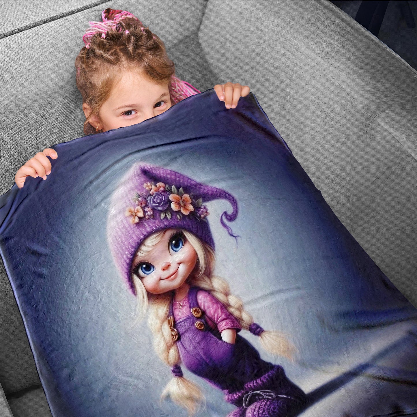 Victoria Toddler Fleece Blanket