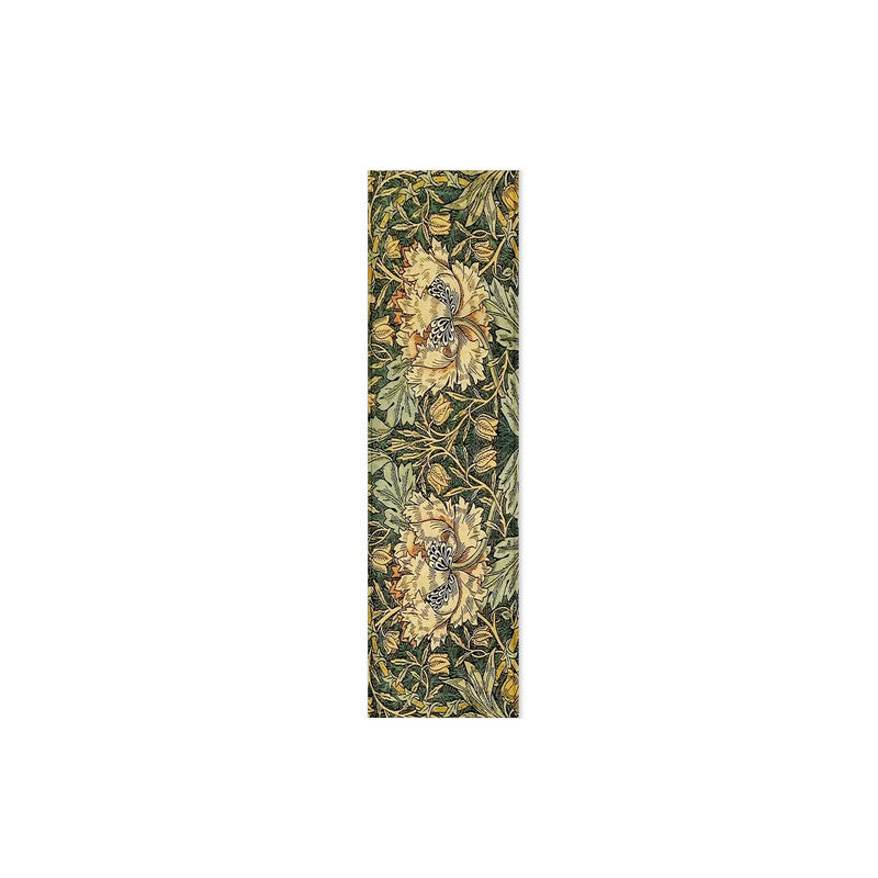 Victorian Floral Abstract on Green 160cm Table Runner
