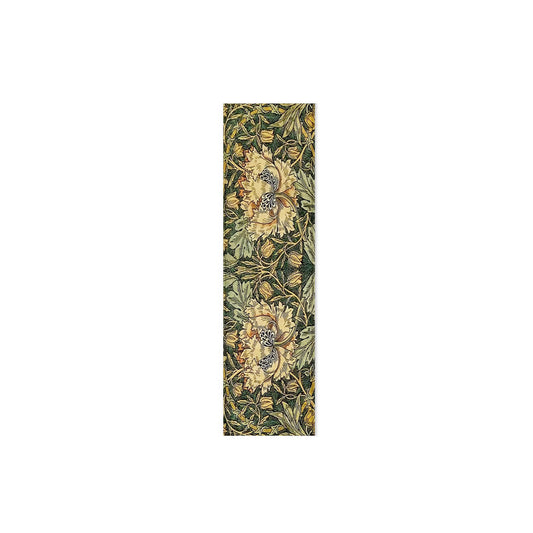 Victorian Floral Abstract on Green 160cm Table Runner