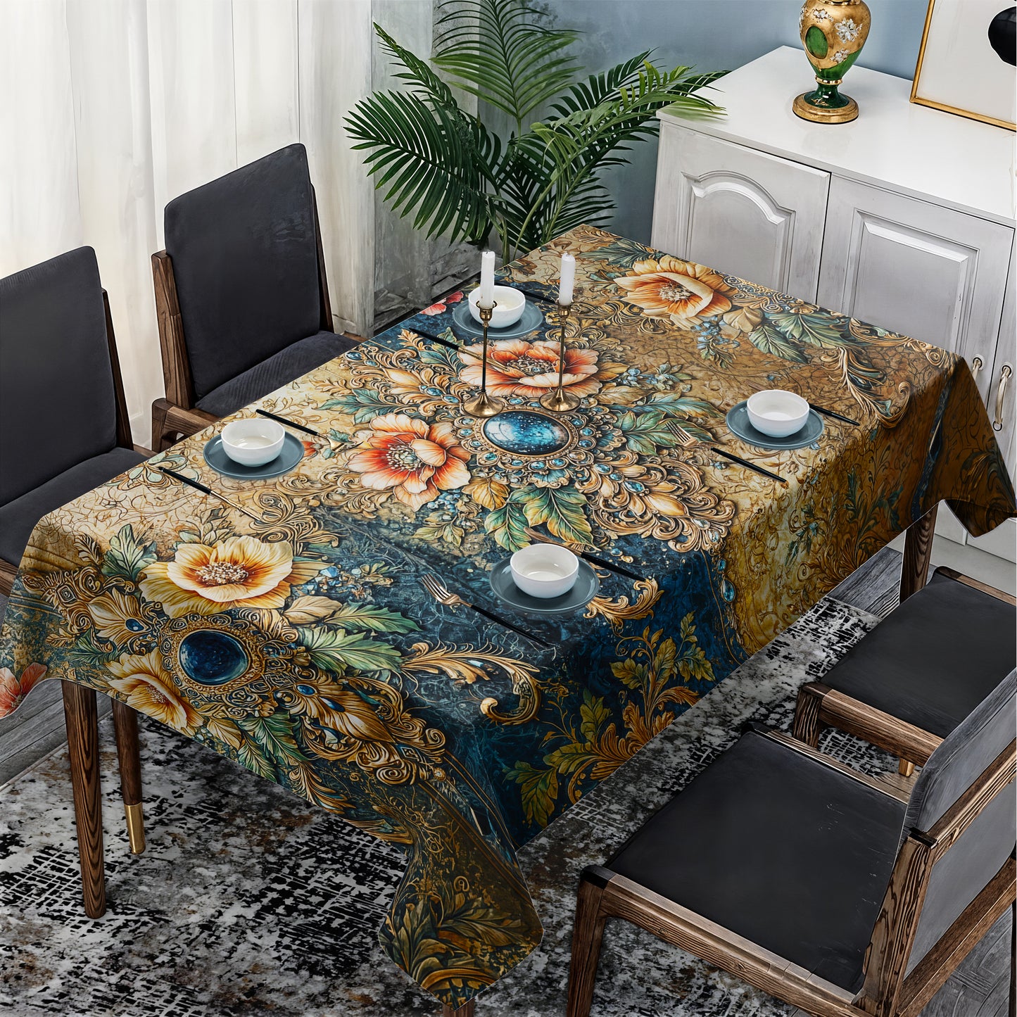 Victorian Beauty Rectangle Tablecloth