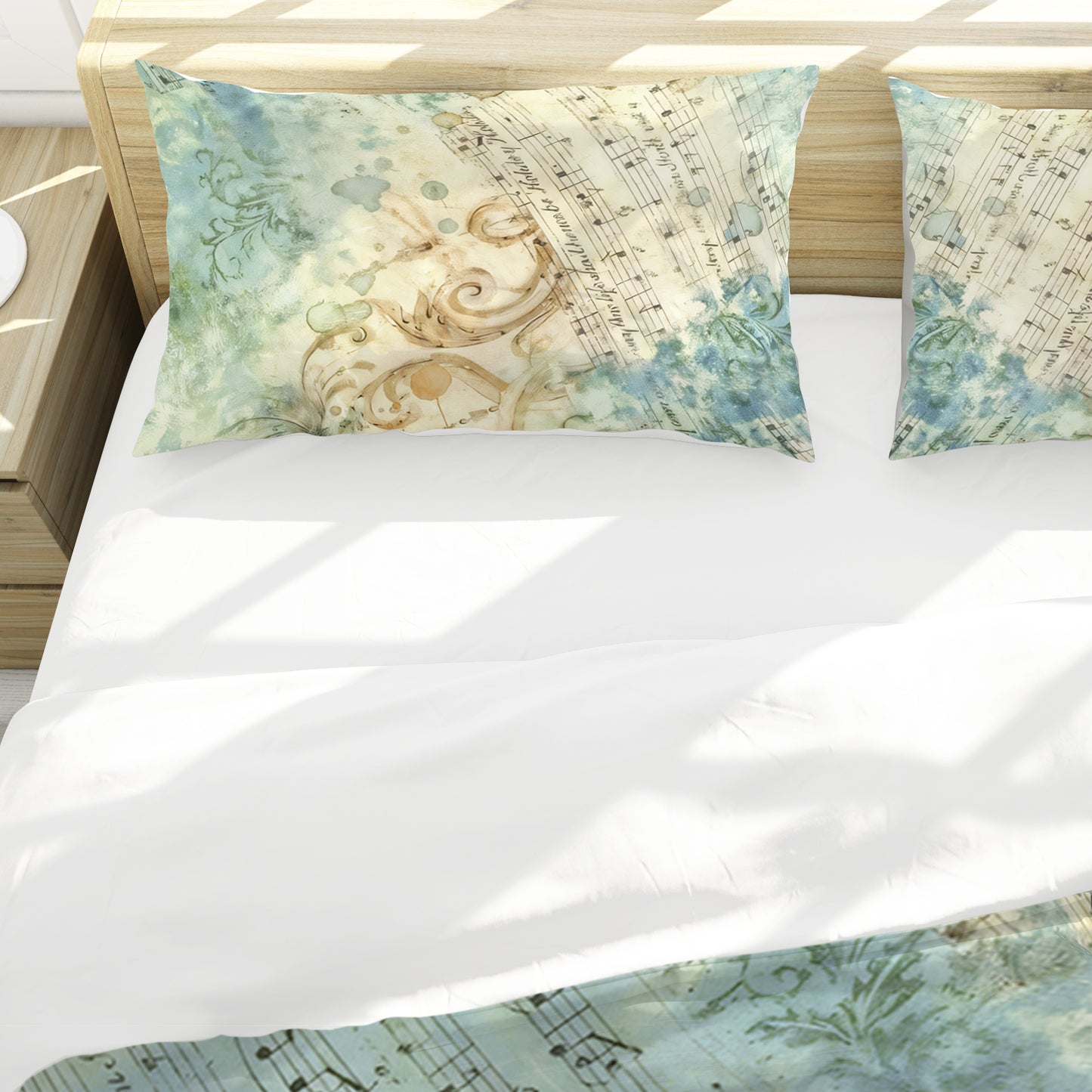 Victorian Daffodil Romance Duvet Cover Set