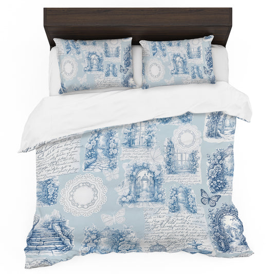 Victorian Decor Duvet Cover Set