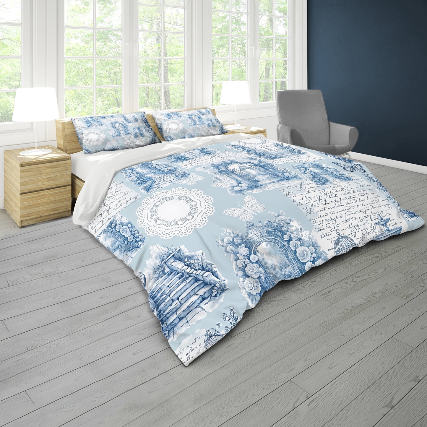 Victorian Decor Duvet Cover Set