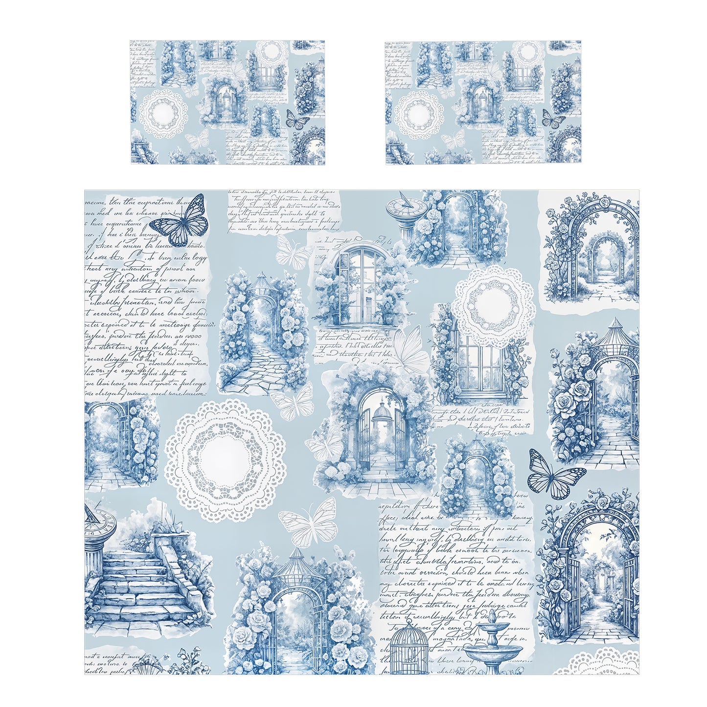 Victorian Decor Duvet Cover Set