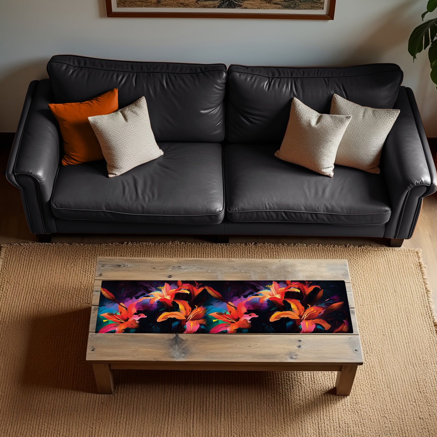 Victory Lilies 160cm Table Runner