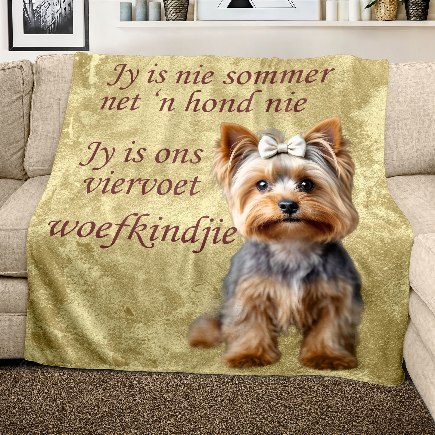 Viervoet Woefkindjie Light Weight Fleece Blanket