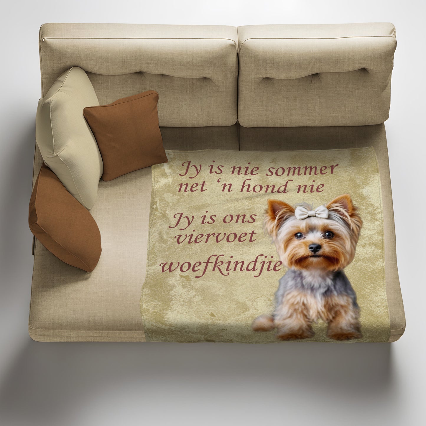 Viervoet Woefkindjie Light Weight Fleece Blanket