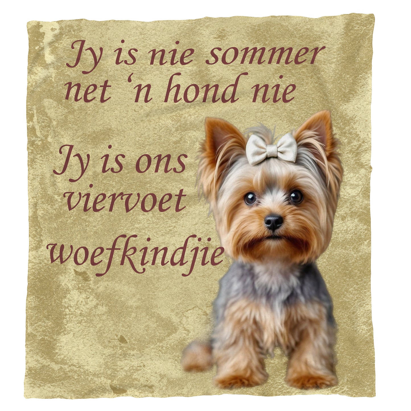 Viervoet Woefkindjie Light Weight Fleece Blanket