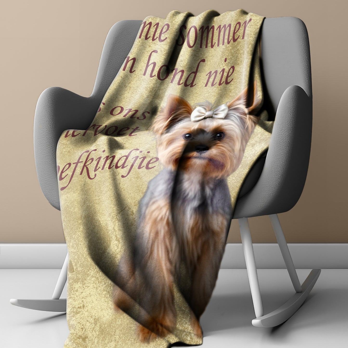 Viervoet Woefkindjie Light Weight Fleece Blanket