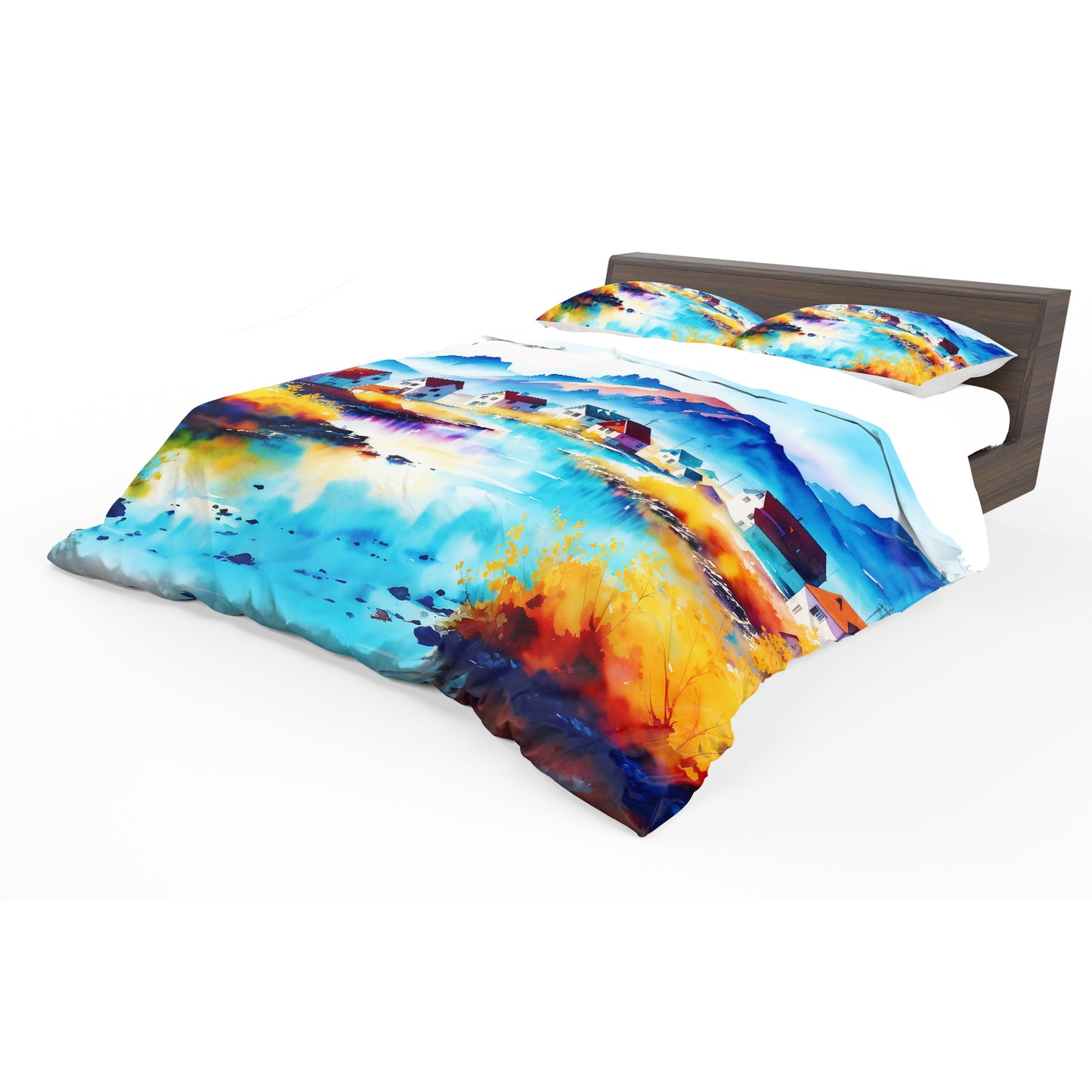Village by the Waters Duvet Cover Set