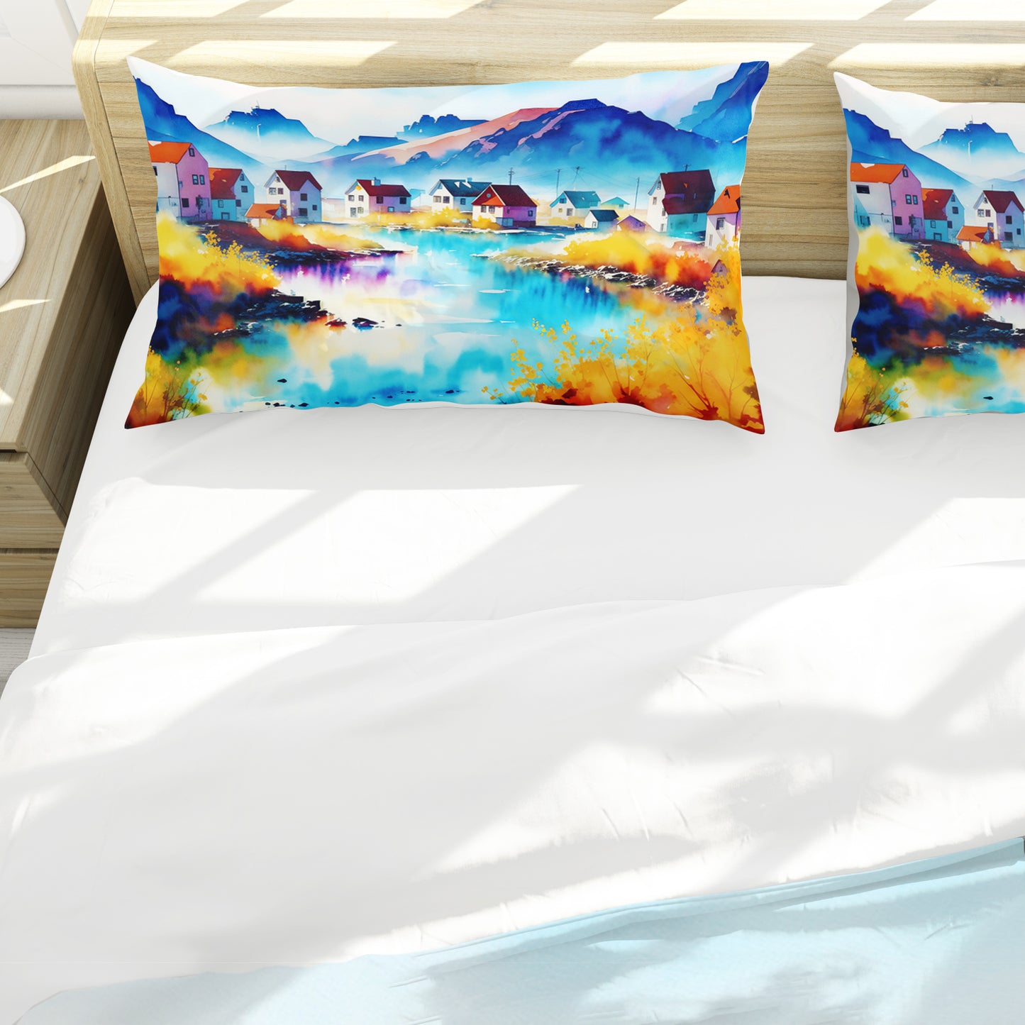 Village by the Waters Duvet Cover Set