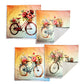 Vintage Bicycle Luxury Scatter Covers Set of 4