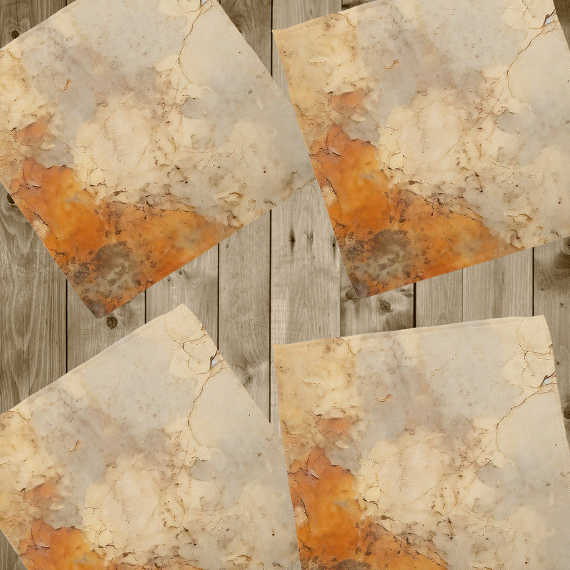 Vintage Brown Segment Napkins