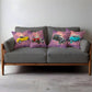 Vintage Cars on Purple Luxury Scatter Covers Set of 4