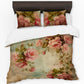 Vintage Floral Canvas of Time Duvet Cover Set