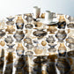 Vintage Pots Round Tablecloth