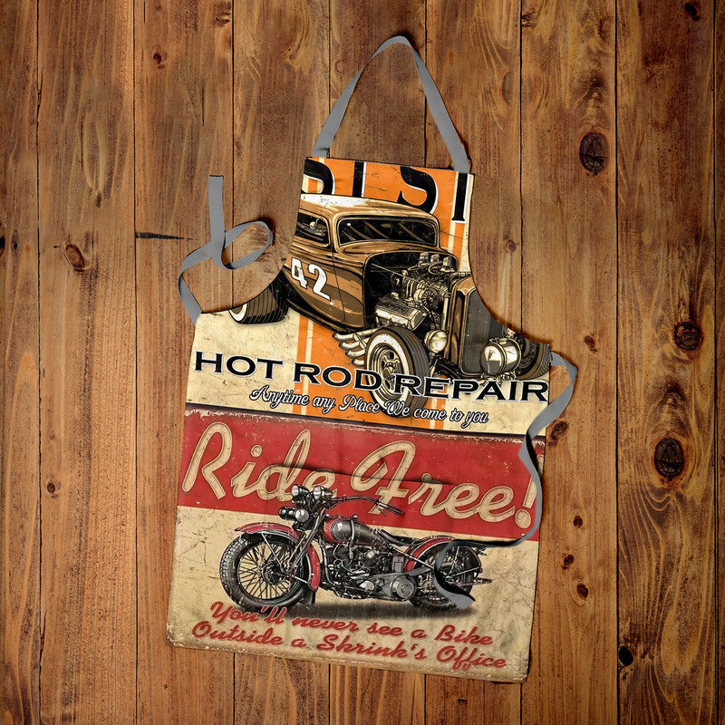 Vintage Sign Medium Length Apron