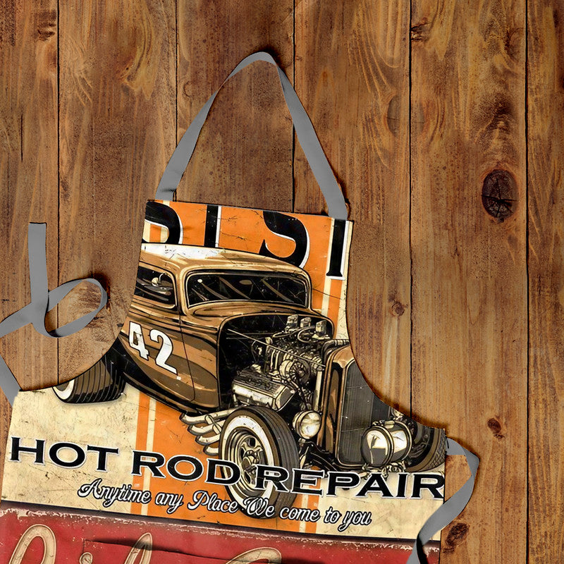 Vintage Sign Medium Length Apron