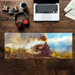 Vintage Train Large Desk Pad