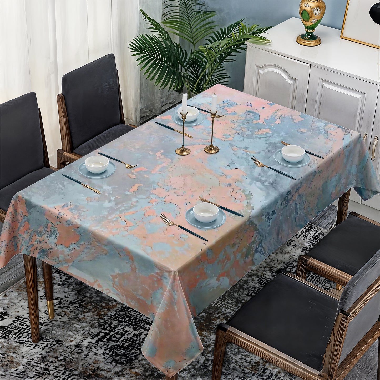 Vintage Abstract Rectangle Tablecloth