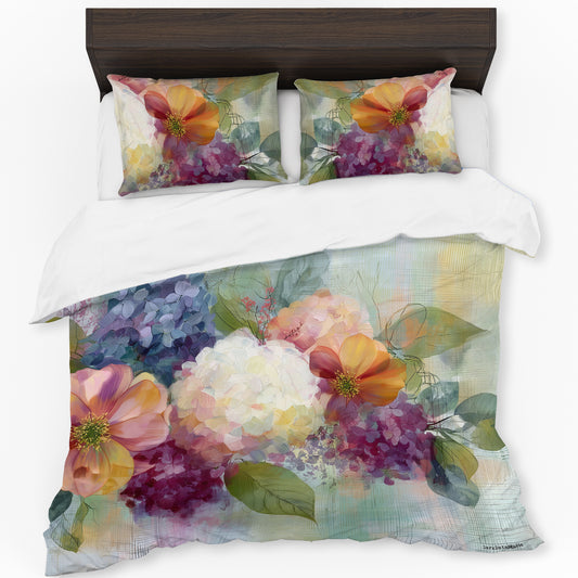 Vintage Bloom Duvet Cover Set by Wikus Schalkwyk