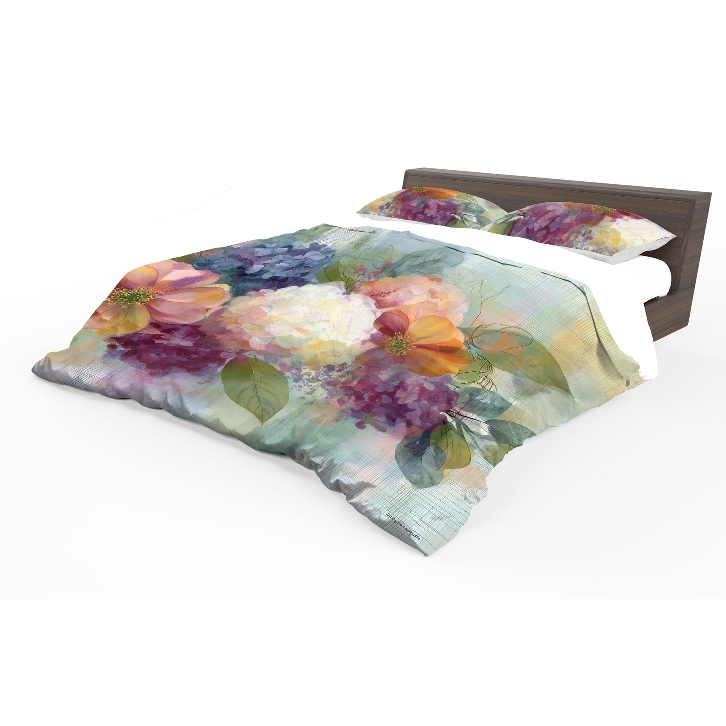 Vintage Bloom Duvet Cover Set by Wikus Schalkwyk