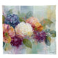 Vintage Bloom Light Weight Fleece Blanket by Wikus Schalkwyk