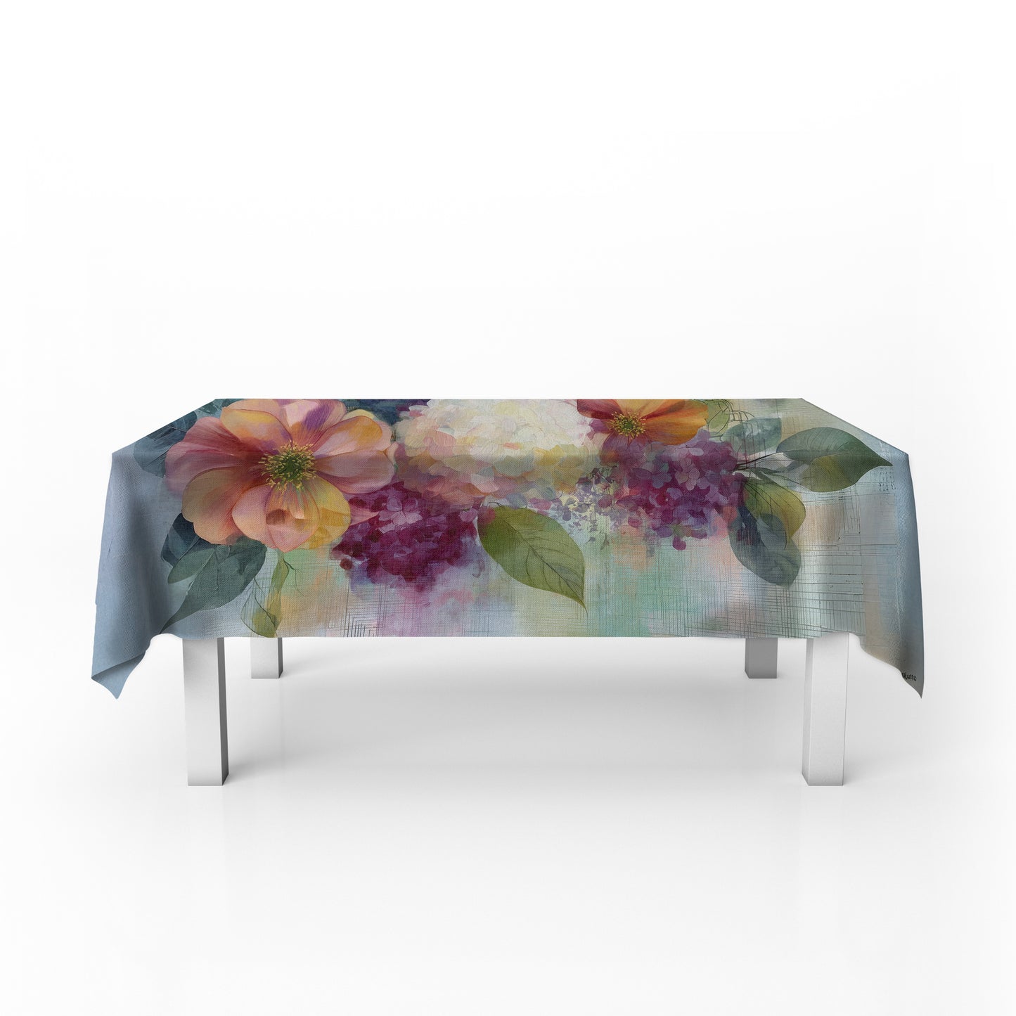 Vintage Bloom Rectangle Tablecloth by Wikus Schalkwyk