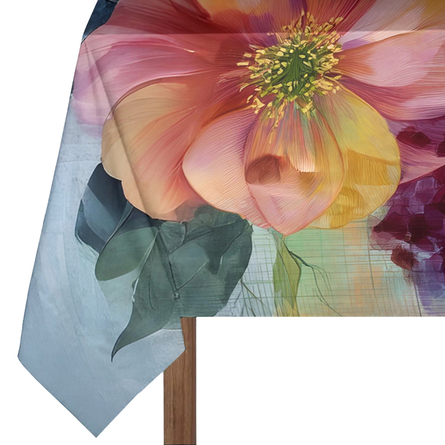 Vintage Bloom Rectangle Tablecloth by Wikus Schalkwyk