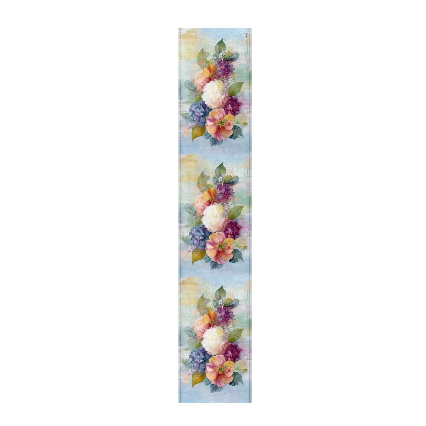Vintage Bloom Table Runner by Wikus Schalkwyk