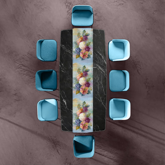 Vintage Bloom Table Runner by Wikus Schalkwyk
